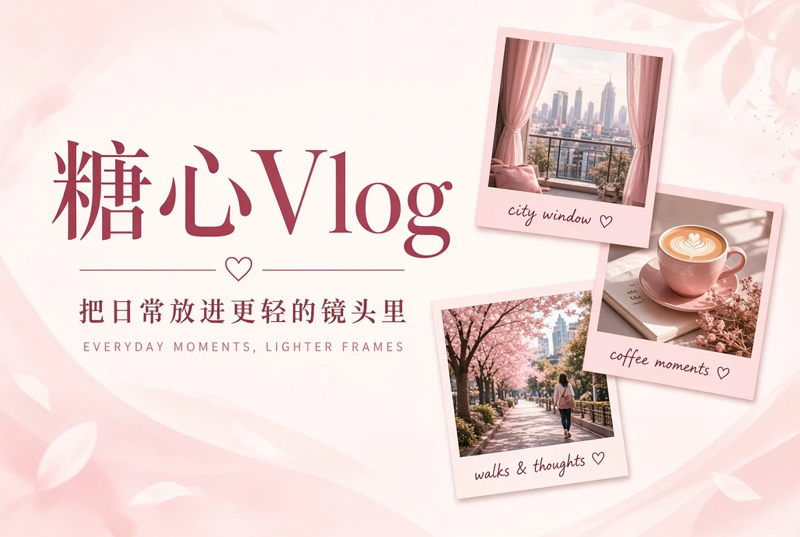 糖心Vlog温柔的日常影像品牌封面